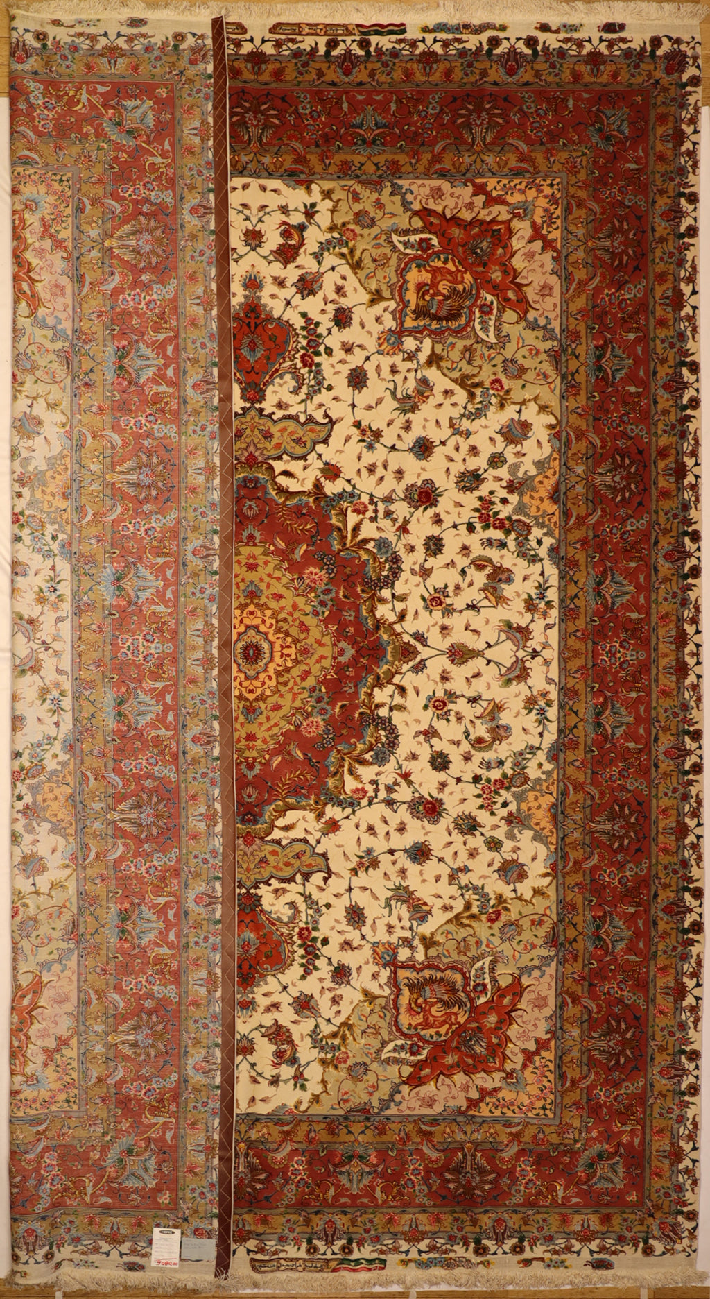 1434 tabriz Extra Fine Trama Ordito in Seta
