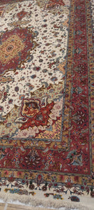 1434 tabriz Extra Fine Trama Ordito in Seta VENDUTO