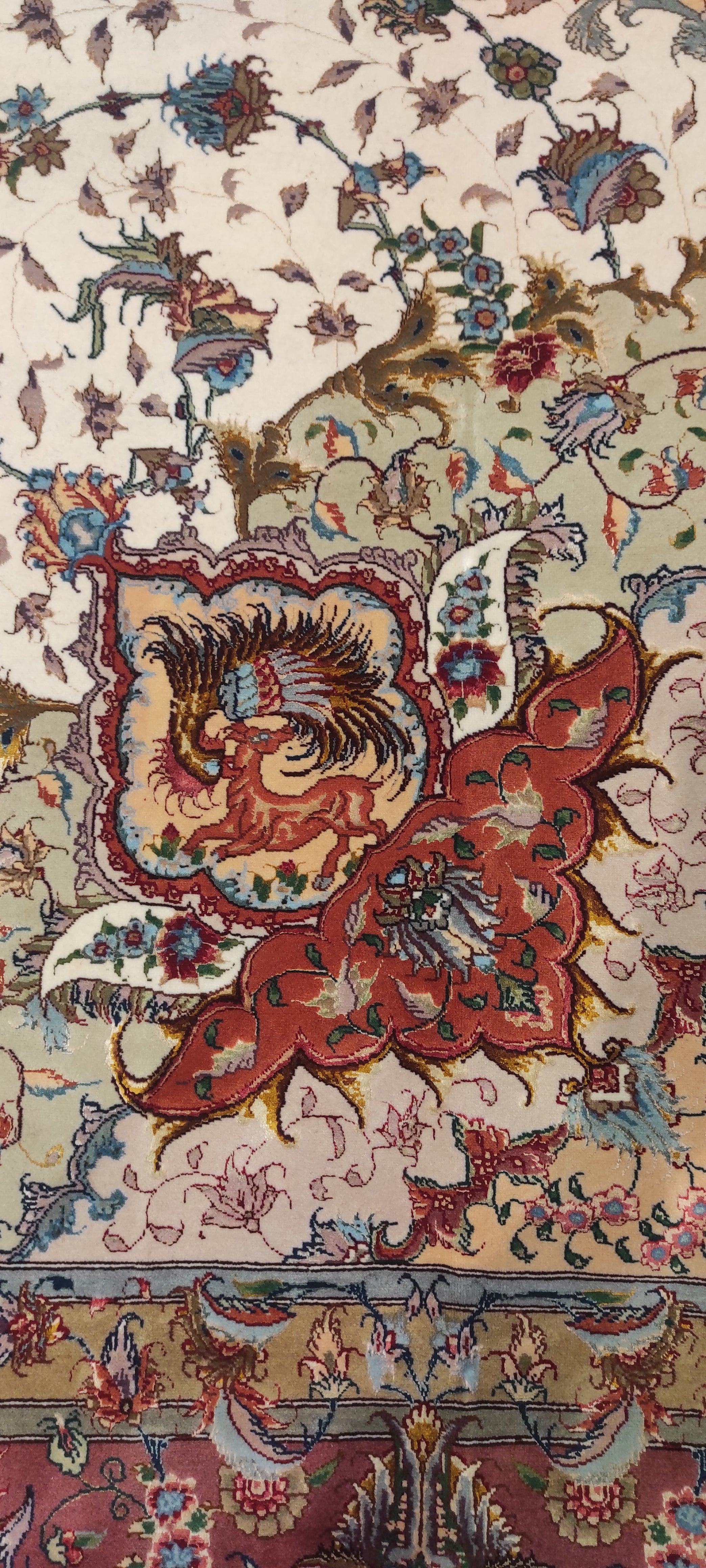 1434 tabriz Extra Fine Trama Ordito in Seta