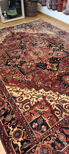 RE10192 Heriz Persia Semi Antico